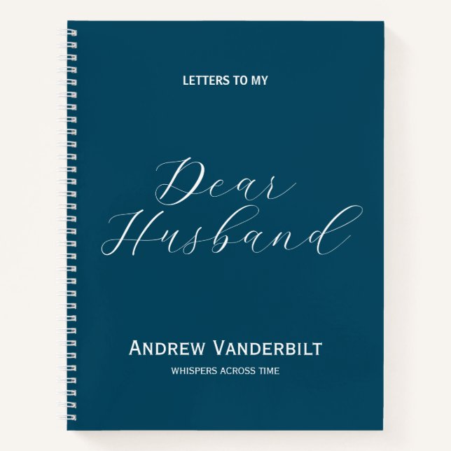 Husband im Heaven Memorial Journal Notizbuch (Vorderseite)