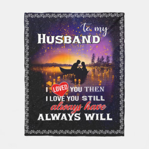 Husband Lovers Zu meinem Mann liebte ich dich Fleecedecke