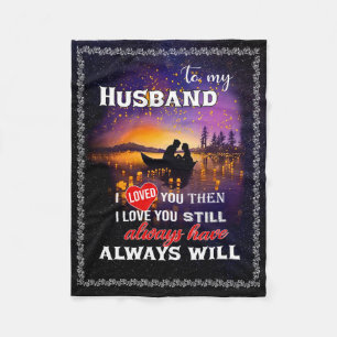 Husband Lovers Zu meinem Mann liebte ich dich Fleecedecke