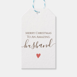 Husband Merry Chirstmas Geschenkanhänger