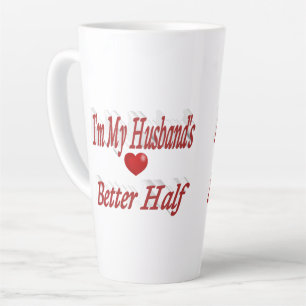 Husband mit lustigem Zitat roter Text Milchtasse