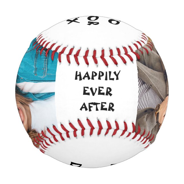 HUSBAND PERSONALISIERTE FOTOS BASEBALL (Vorderseite)