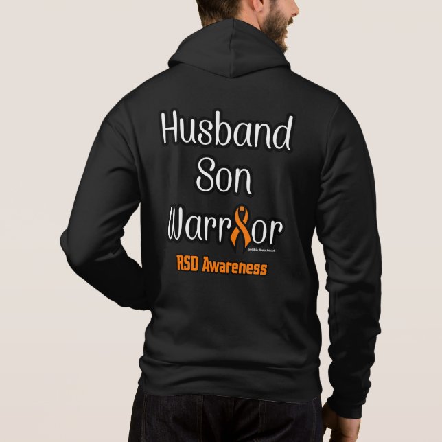 Husband Son Warrior... Hoodie (Rückseite)