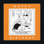 Husband steht auf und geht, wenn Pub den Cartoon ö Karte<br><div class="desc">Pub Liebhaber Geburtstagskarte. Ehefrau erzählt ihrer Freundin,  dass ihr fauler schlafender Ehemann nur seinen "Aufstehen und gehen" findet,  wenn sich die Kneipen öffnen. Der lustige Cartoon des britischen Karikaturisten Nigel Sutherland. Pub Goer Witz.</div>