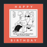 Husband steht auf und geht, wenn Pub den Cartoon ö Karte<br><div class="desc">Ehefrau erzählt ihrer Freundin,  dass ihr fauler schlafender Ehemann nur seinen "Aufstehen und gehen" findet,  wenn sich die Kneipen öffnen. Der lustige Cartoon des britischen Karikaturisten Nigel Sutherland.</div>