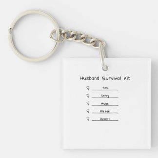 Husband Survival Kit niedlich Schlüsselanhänger