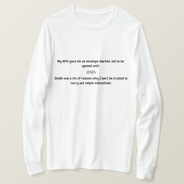 Husband-T - Shirt (Design vorne)