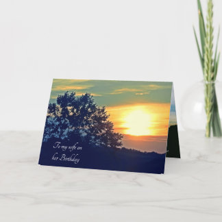 HUSBAND TO WIFE BIRTHDAY card Karte