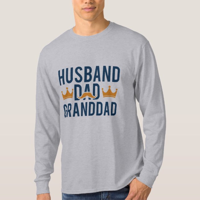 Husband VATER Granddad T-Shirt (Vorderseite)