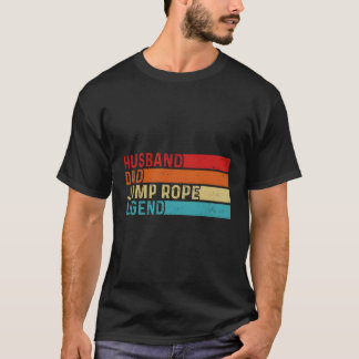 Husband Vater Jump Rope Legend Vater T-Shirt