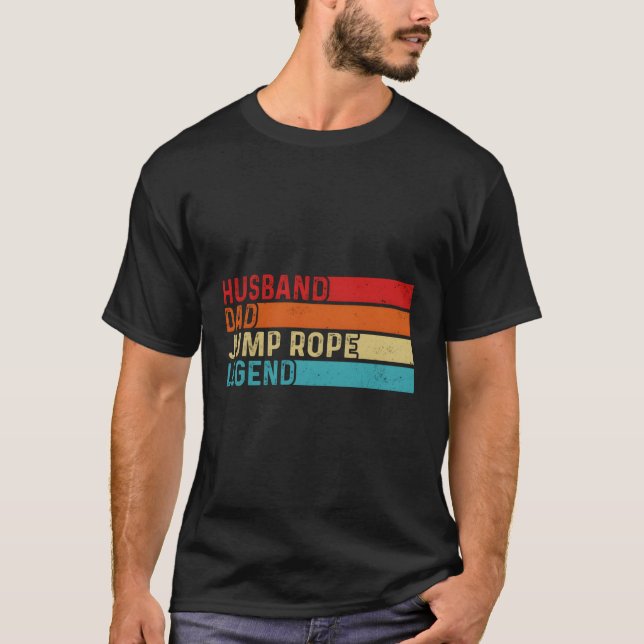 Husband Vater Jump Rope Legend Vater T-Shirt (Vorderseite)