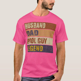Husband Vater Pool Typ Legend lustige Vin T-Shirt