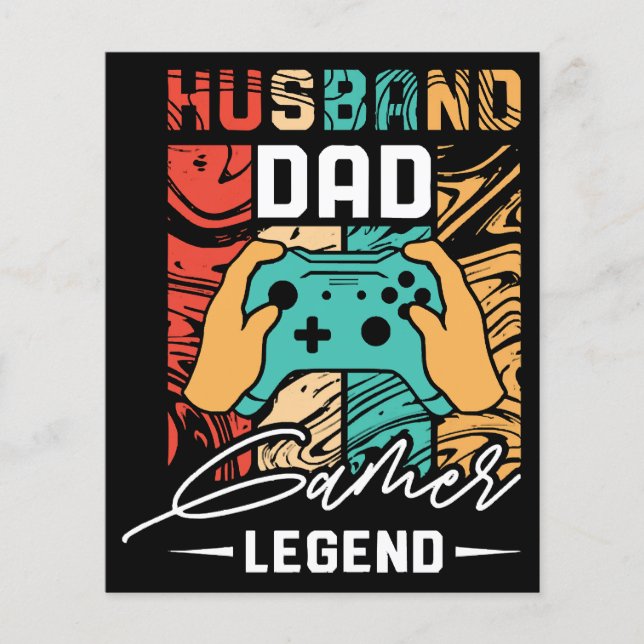 Husband Vater Video Game Legende (Vorderseite)