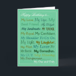 Husband-Verlobte-Boyfriend Birthday Card Lieblingk Karte<br><div class="desc">Aus meiner Wortkunst-Kartensammlung. ziemlich beliebt.</div>