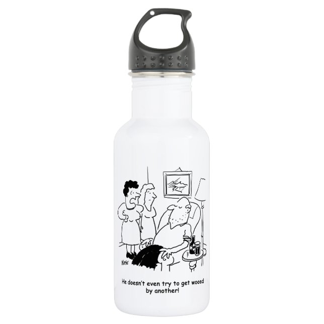 Husband versucht nicht, sich zu wütend zu machen edelstahlflasche (Vorderseite)