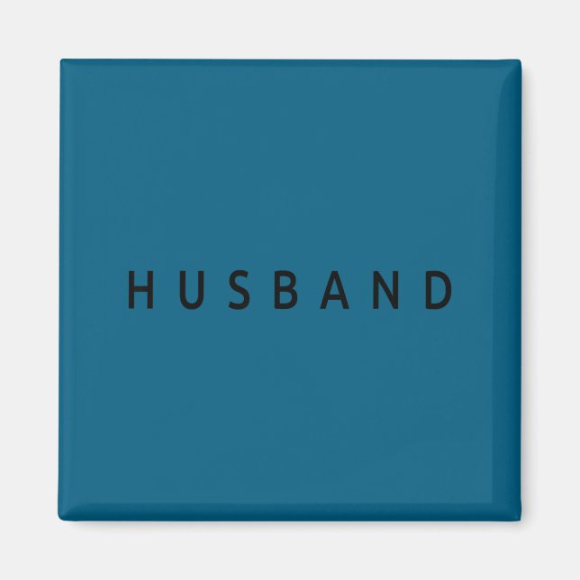 Husband Wedding Married Couple Wife Matching Husba Magnet (Vorne)