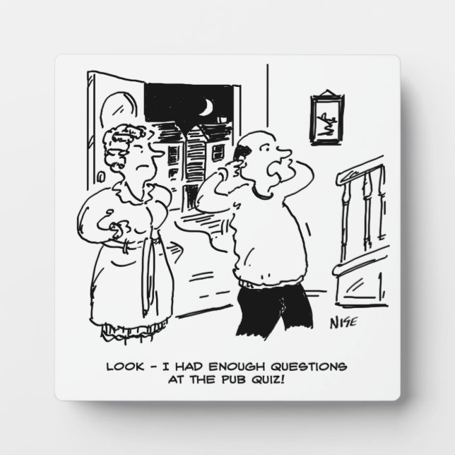 Husband Will nicht zu fragen. Funny Fotoplatte (Vorderseite)