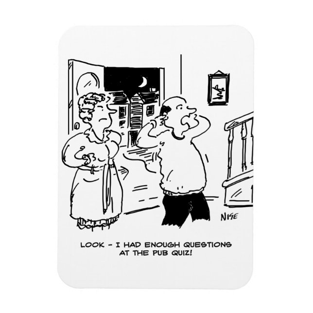 Husband Will nicht zu fragen Magnet (Vertikal)