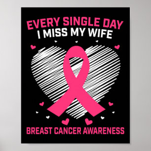 Husbynd Men I Miss meine Ehefrau Rosa Brustkrebs K Poster