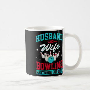 Husbynd und Ehefrau Bowling Partner für Leben lust Kaffeetasse