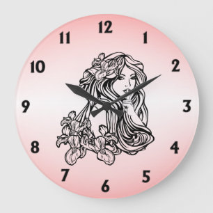 Hush Große Wanduhr