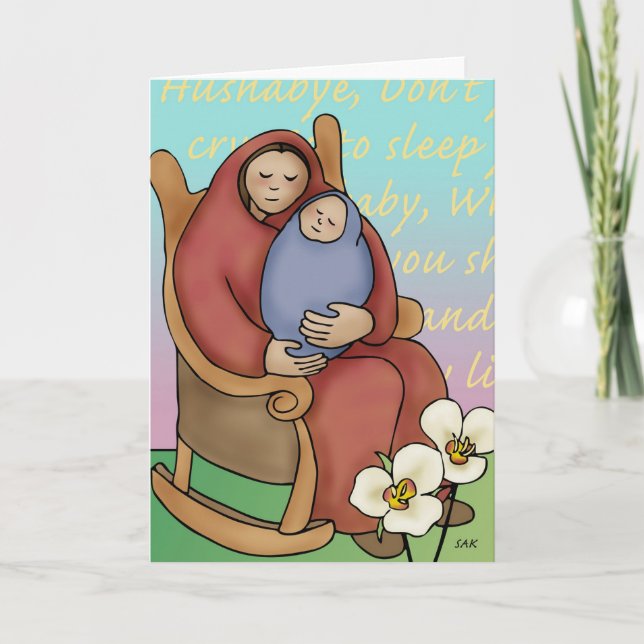 Hushabye Mama Karte (Vorderseite)