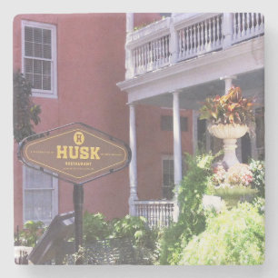 Husk Restaurant Charleston, SC. Marmor-Untersetzer Steinuntersetzer