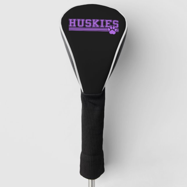 Huskies Club Golf Headcover (Vorderseite)