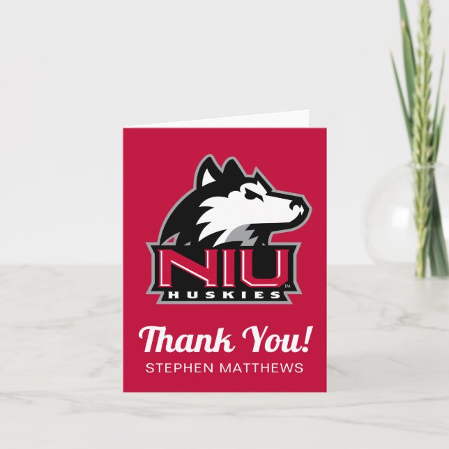 Huskies der Nord-Illinois| Abschluss Karte (Vorderseite)