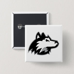 Huskies der Nord-Illinois Button