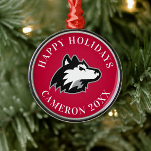 Huskies der Nord-Illinois Ornament Aus Metall