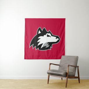Huskies der Nord-Illinois Wandteppich