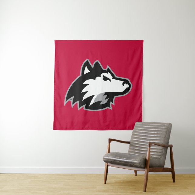 Huskies der Nord-Illinois Wandteppich (Beispiel)