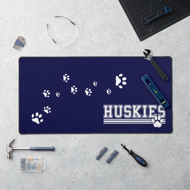 Huskies Desk Mat (Poste de travail)