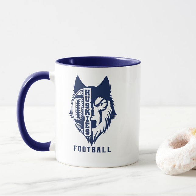 Huskies Kaffeetasse (Mit Donut)