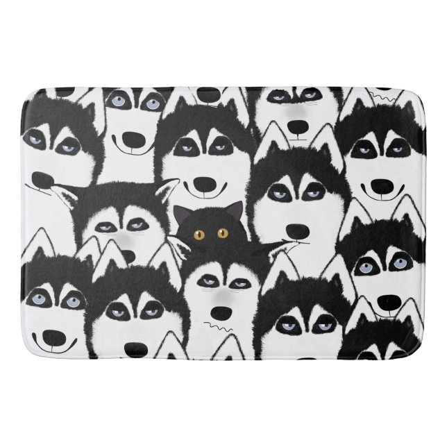 Huskieses Bathmat Badematte (Vorderseite)