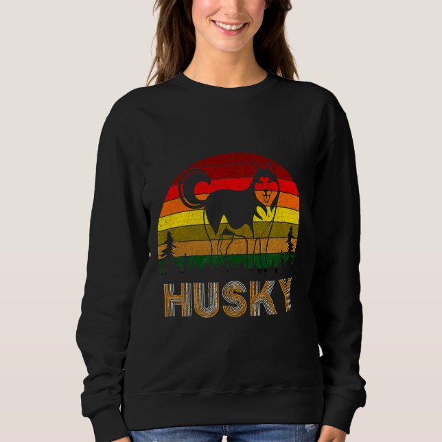 Husky 70er sweatshirt (Vorderseite)