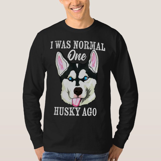 Husky Ago Siberian Husky Winter Dog T-Shirt (Vorderseite)