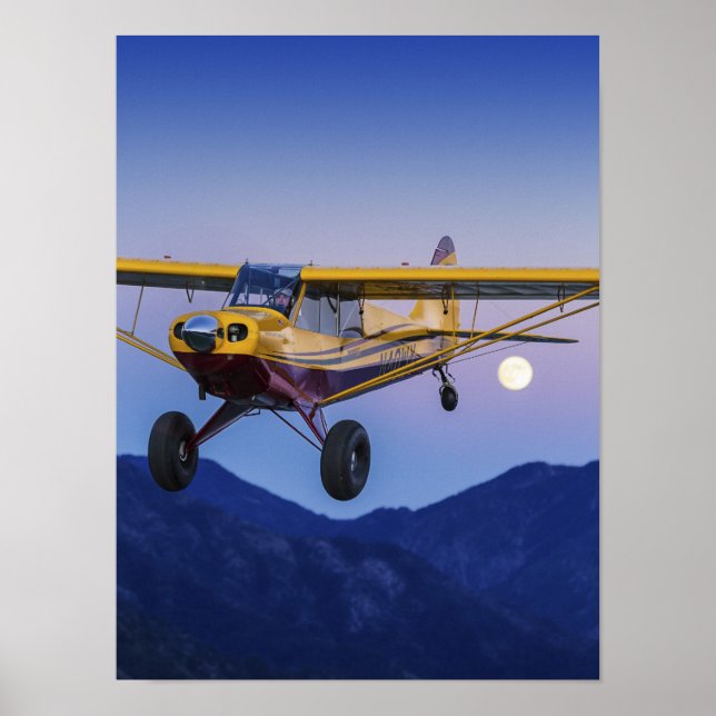 Husky-Alpenmoonrise Poster (Vorne)