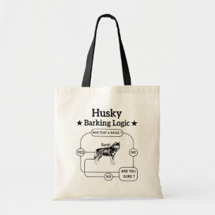 Husky Belltogik Lustiger Sibirischer Hund Sarkasti Tragetasche
