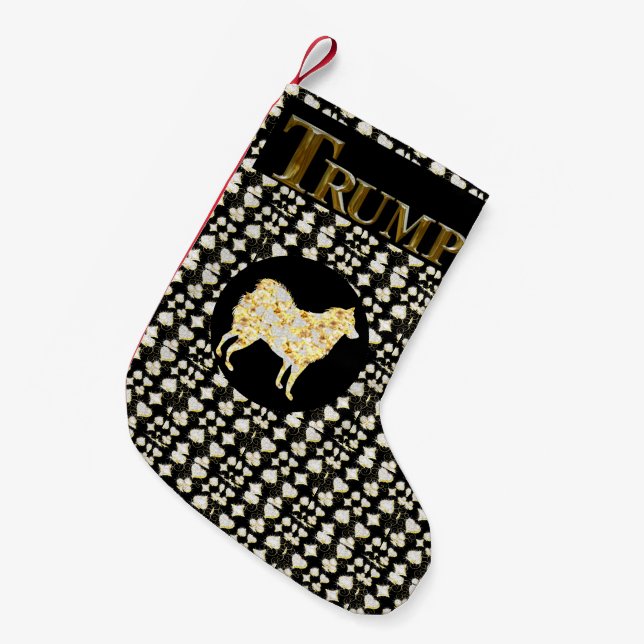 HUSKY BLING KLEINER WEIHNACHTSSTRUMPF (Vorderansicht (hängend))