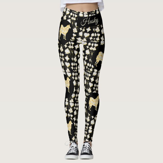 HUSKY BLING LEGGINGS (Vorderseite)