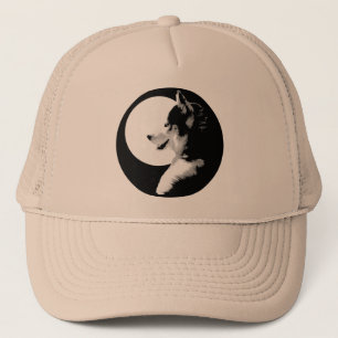 Husky Caps Schlittenhunde Husky / Wolfshüte Gesche Truckerkappe