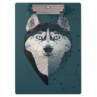 Husky Constellation Leinwand Klemmbrett