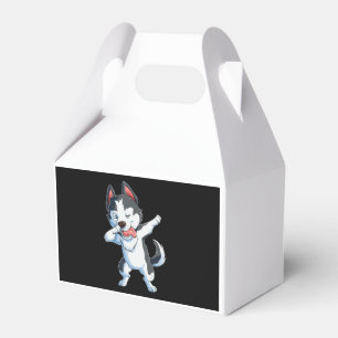 Husky Dabbing Siberian Husky Lover Boys Kids Dab Geschenkschachtel