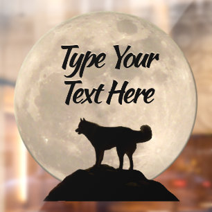 Husky Decal Husky Malamute Wolf Dog Fensterheber Fensteraufkleber