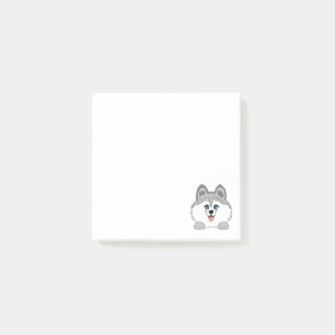 Husky Dog 3" x 3" Post-it® Notes Post-it Klebezettel