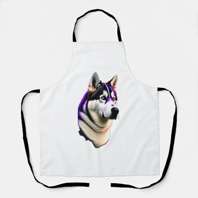 Husky Dog Design Schürze (Vorderseite)