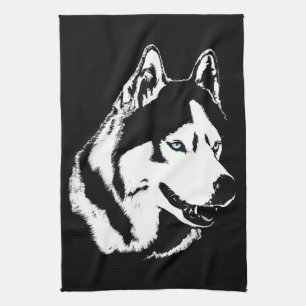 Husky Dog Handtuch Husky Malamute Schlitten Dog Ha