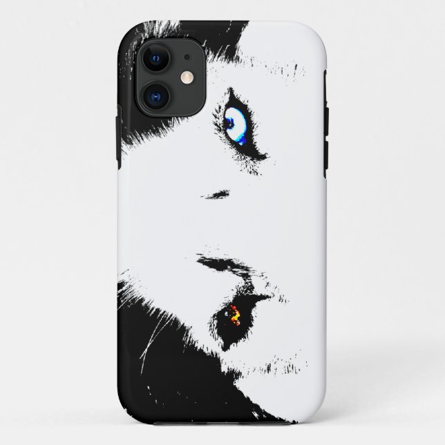 Husky Dog iPhone Fälle Husky Malamute Pup Hüllen (Rückseite)